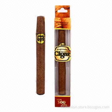 500 Puffs Dark Brown Soft Tip Eco-friendly Feature Disposable Electronic Cigarettes